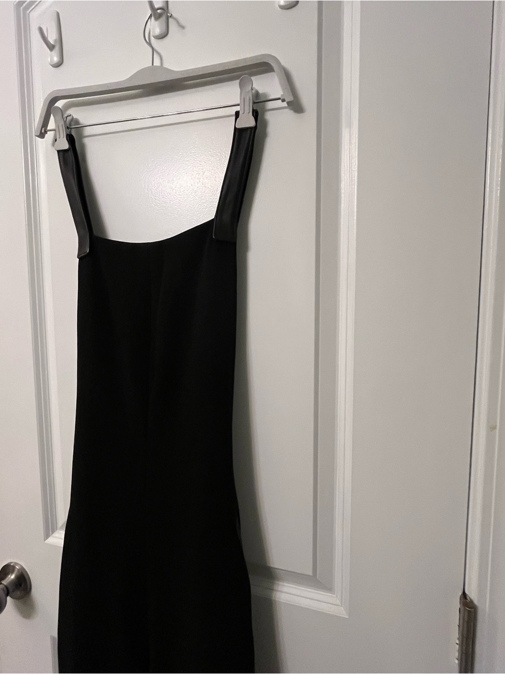 Rag & bone black leather pant jumpsuit